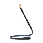 Halter Ego Revolution Blue Patent Leather Dog Leash - Equiluxe Tack