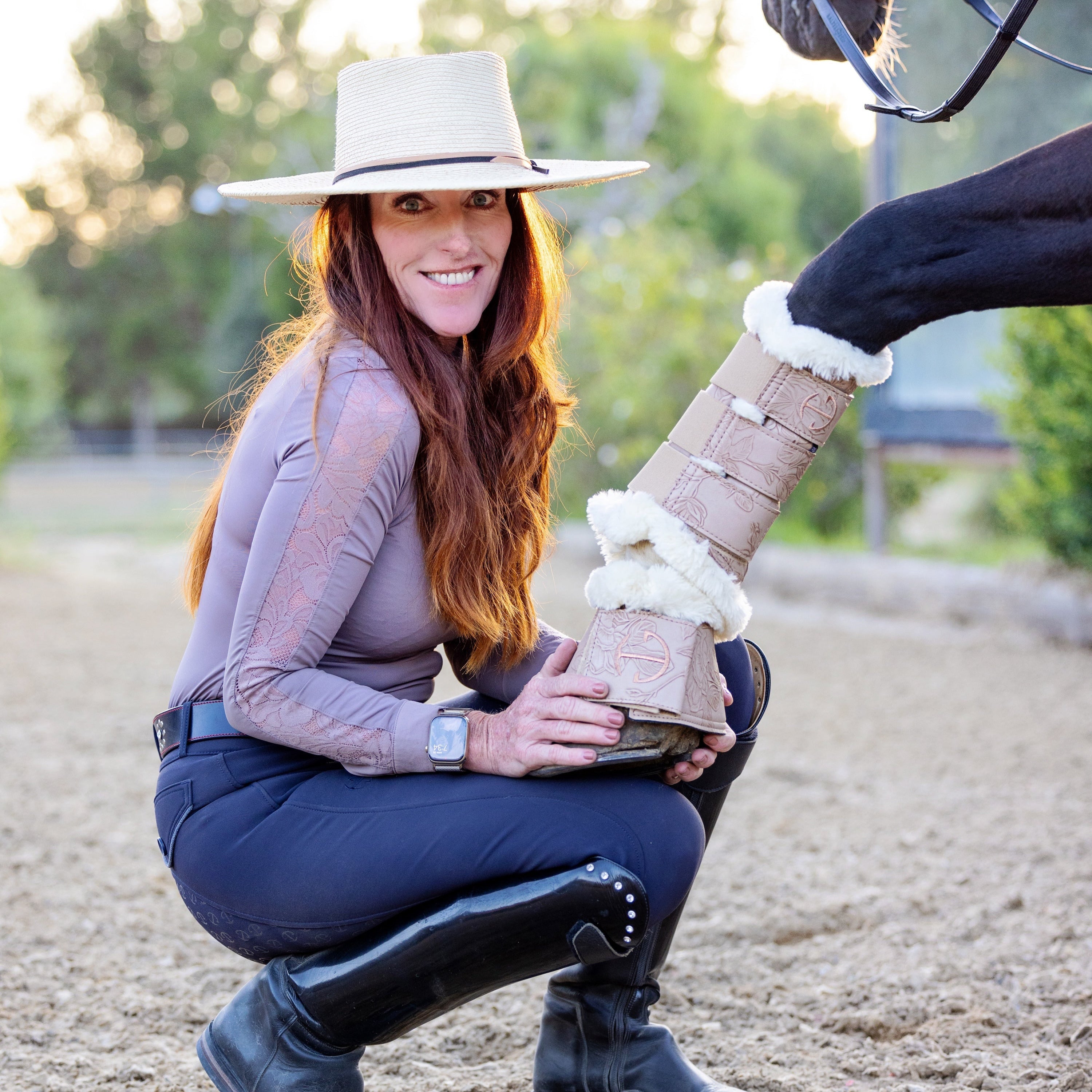 Halter Ego Romance Collection Bell Boots - Champagne - Halter Ego® - Equiluxe Tack