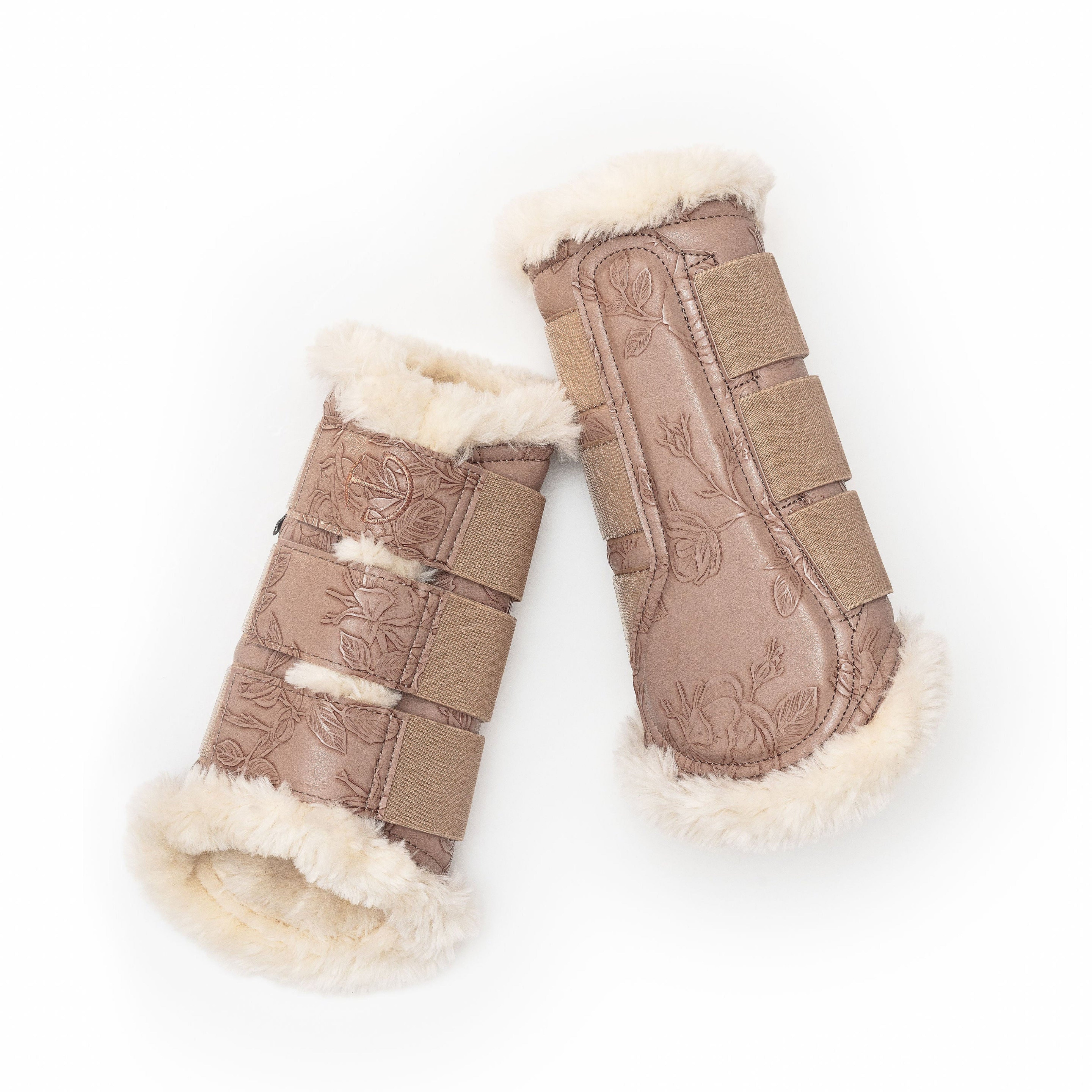 Halter Ego Romance Collection Brushing Boots - Champagne - Halter Ego® - Equiluxe Tack