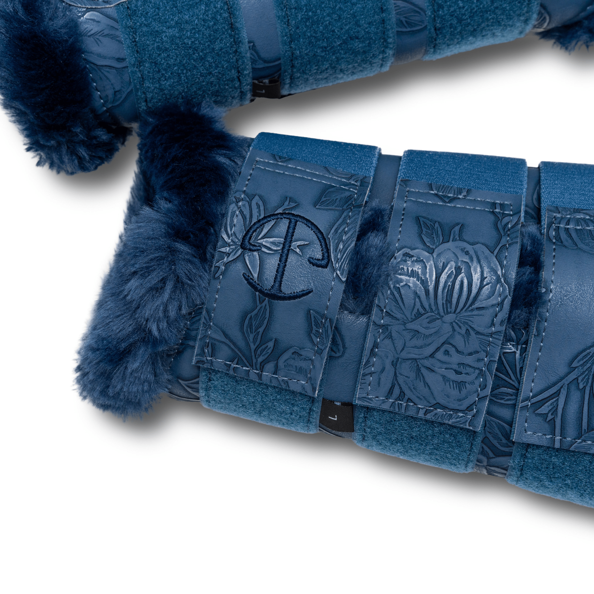 Halter Ego Romance Collection Brushing Boots - Prussian Blue - Halter Ego® - Equiluxe Tack