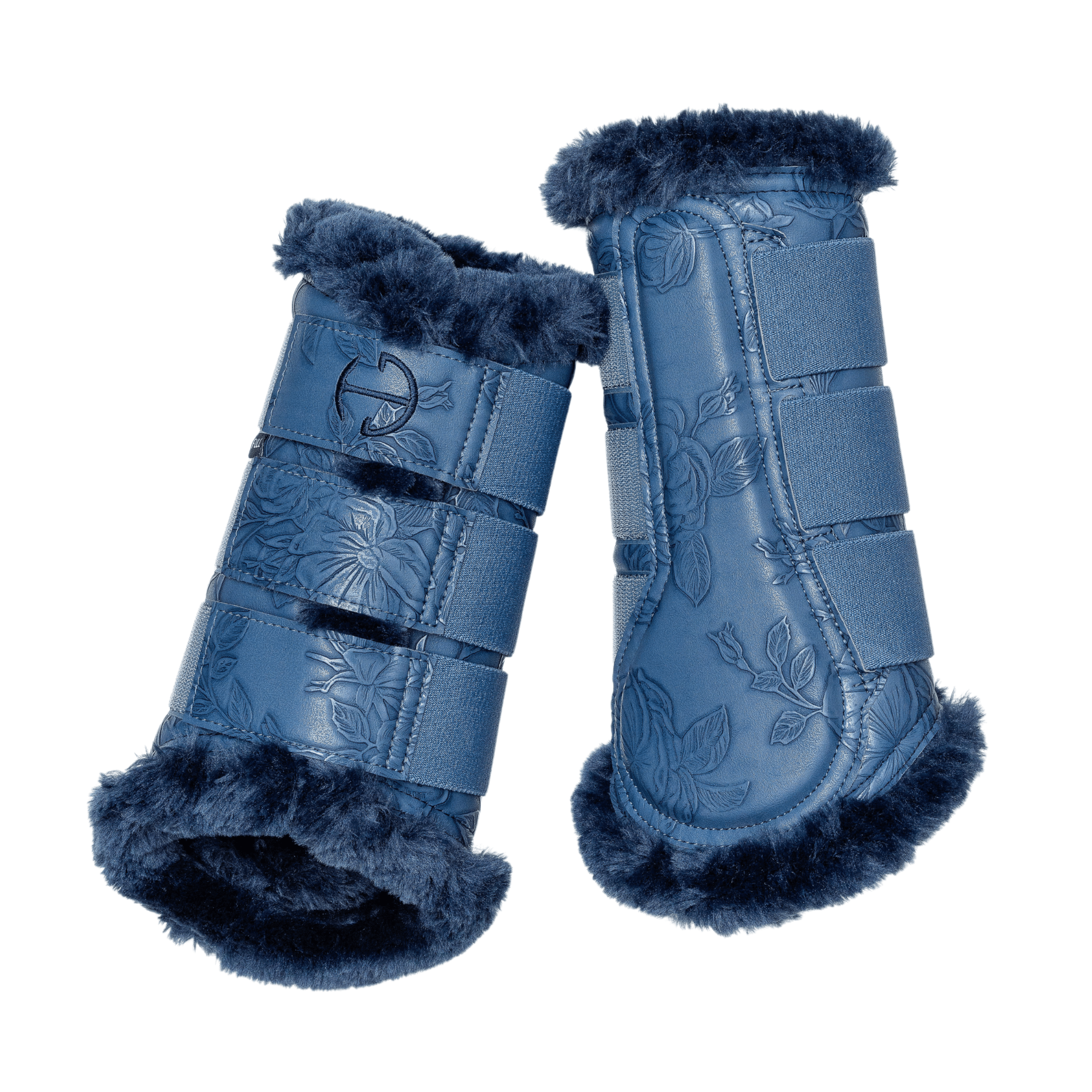 Halter Ego Romance Collection Brushing Boots - Prussian Blue - Halter Ego® - Equiluxe Tack