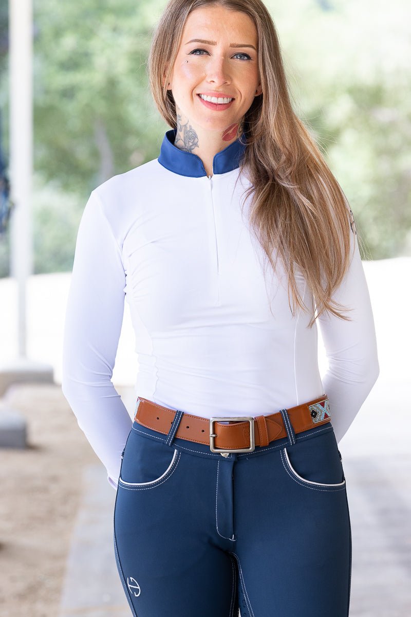 Halter Ego Roxana - Long Sleeve Riding Shirt - Halter Ego® - Equiluxe Tack