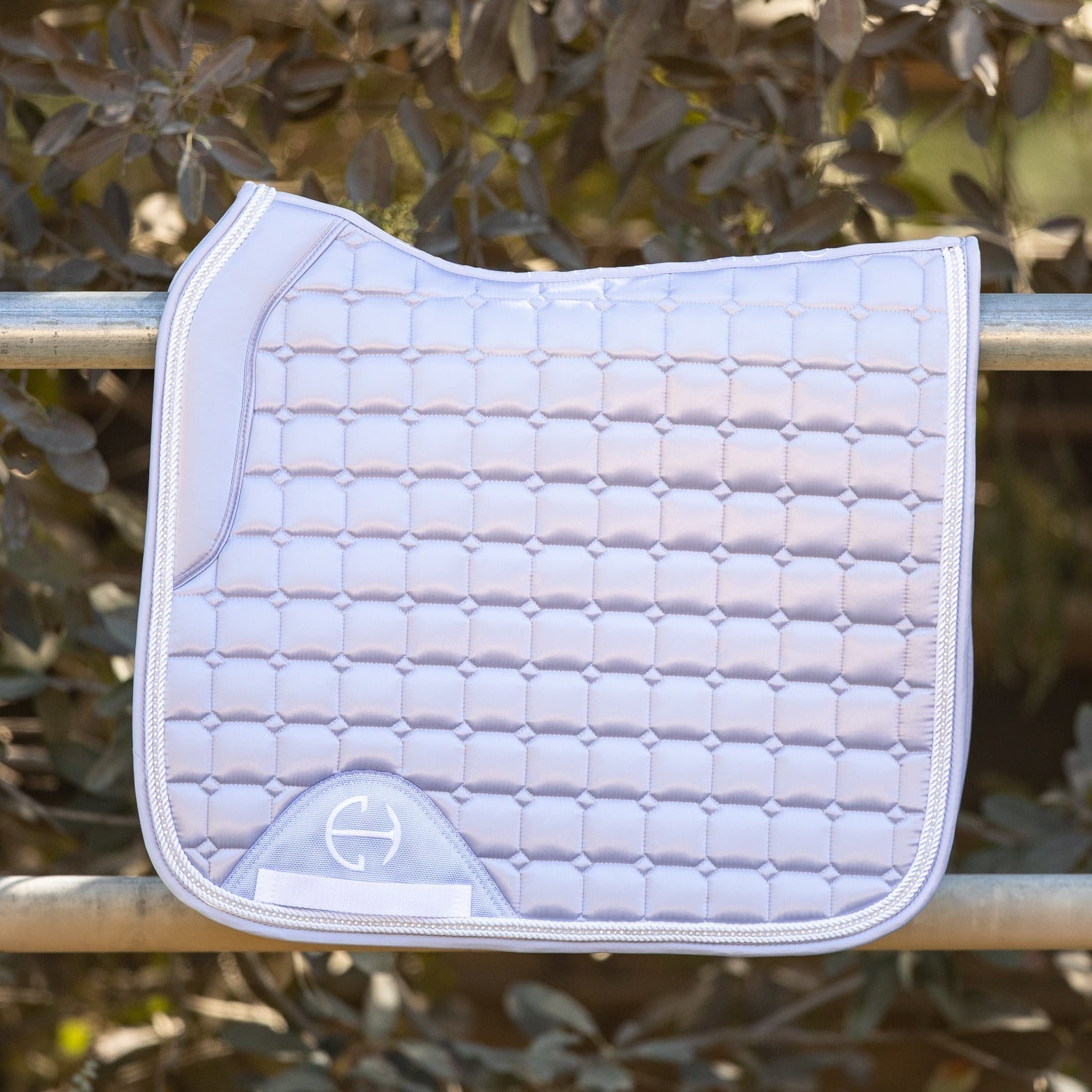 Halter Ego Satin Classic Dressage Saddle Pad - Lavender Mist - Halter Ego® - Equiluxe Tack
