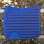 Halter Ego Satin Classic Dressage Saddle Pad - Royal Blue - Halter Ego® - Equiluxe Tack