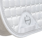 Halter Ego Satin Classic Dressage Saddle Pad - White - Equiluxe Tack