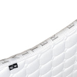 Halter Ego Satin Classic Jump Competition Saddle Pad - White - Halter Ego® - Equiluxe Tack