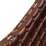 Halter Ego Satin Classic Jump Saddle Pad - Gilded Mocha - Halter Ego® - Equiluxe Tack