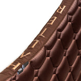 Halter Ego Satin Classic Jump Saddle Pad - Gilded Mocha - Halter Ego® - Equiluxe Tack