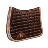 Halter Ego Satin Classic Jump Saddle Pad - Gilded Mocha - Halter Ego® - Equiluxe Tack