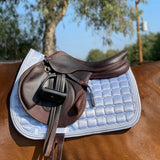 Halter Ego Satin Classic Jump Saddle Pad - Lavender Mist - Halter Ego® - Equiluxe Tack