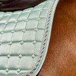 Halter Ego Satin Classic Jump Saddle Pad - Mint Sorbet - Halter Ego® - Equiluxe Tack