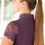 Halter Ego Tara - Short Sleeve Lace Competition Shirt - 10 Colors - Halter Ego® - Equiluxe Tack
