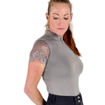 Halter Ego Tara - Short Sleeve Lace Competition Shirt - 10 Colors - Halter Ego® - Equiluxe Tack