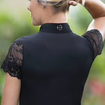Halter Ego Tara - Short Sleeve Lace Competition Shirt - 10 Colors - Halter Ego® - Equiluxe Tack