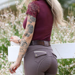 Halter Ego Tara - Short Sleeve Lace Competition Shirt - 10 Colors - Halter Ego® - Equiluxe Tack