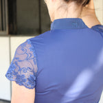 Halter Ego Tara - Short Sleeve Lace Competition Shirt - 10 Colors - Halter Ego® - Equiluxe Tack