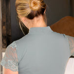 Halter Ego Tara - Short Sleeve Lace Competition Shirt - 10 Colors - Halter Ego® - Equiluxe Tack