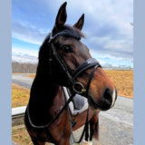 Halter Ego The Bluebell - Navy Patent Leather Snaffle Bridle - Halter Ego® - Equiluxe Tack