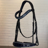 Halter Ego The Bluebell - Navy Patent Leather Snaffle Bridle - Halter Ego® - Equiluxe Tack