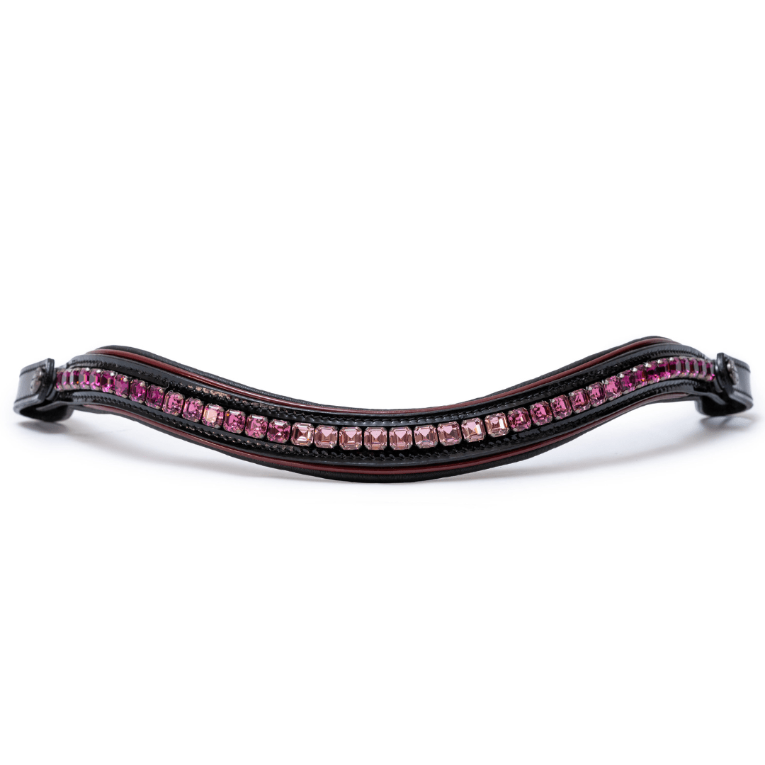 Halter Ego The Bordeaux Black Patent Leather Snaffle Bridle - Halter Ego® - Equiluxe Tack
