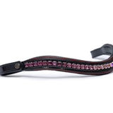 Halter Ego The Bordeaux Black Patent Leather Snaffle Bridle - Halter Ego® - Equiluxe Tack
