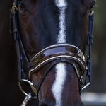 Halter Ego The Catalonia Metallic Bronze Leather Snaffle Bridle - Halter Ego® - Equiluxe Tack