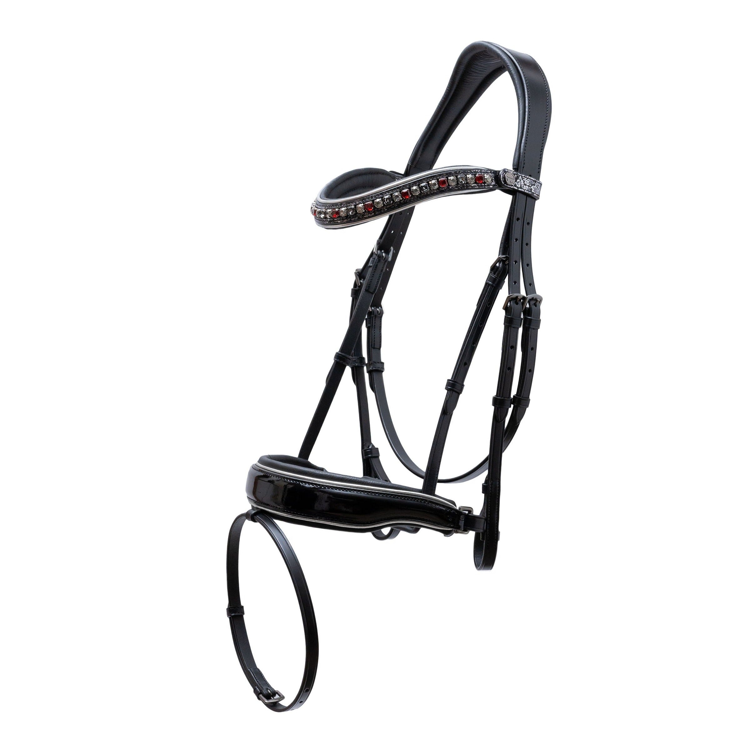 Halter Ego The Champs - Élysées Black Patent Leather Snaffle Bridle - Halter Ego® - Equiluxe Tack