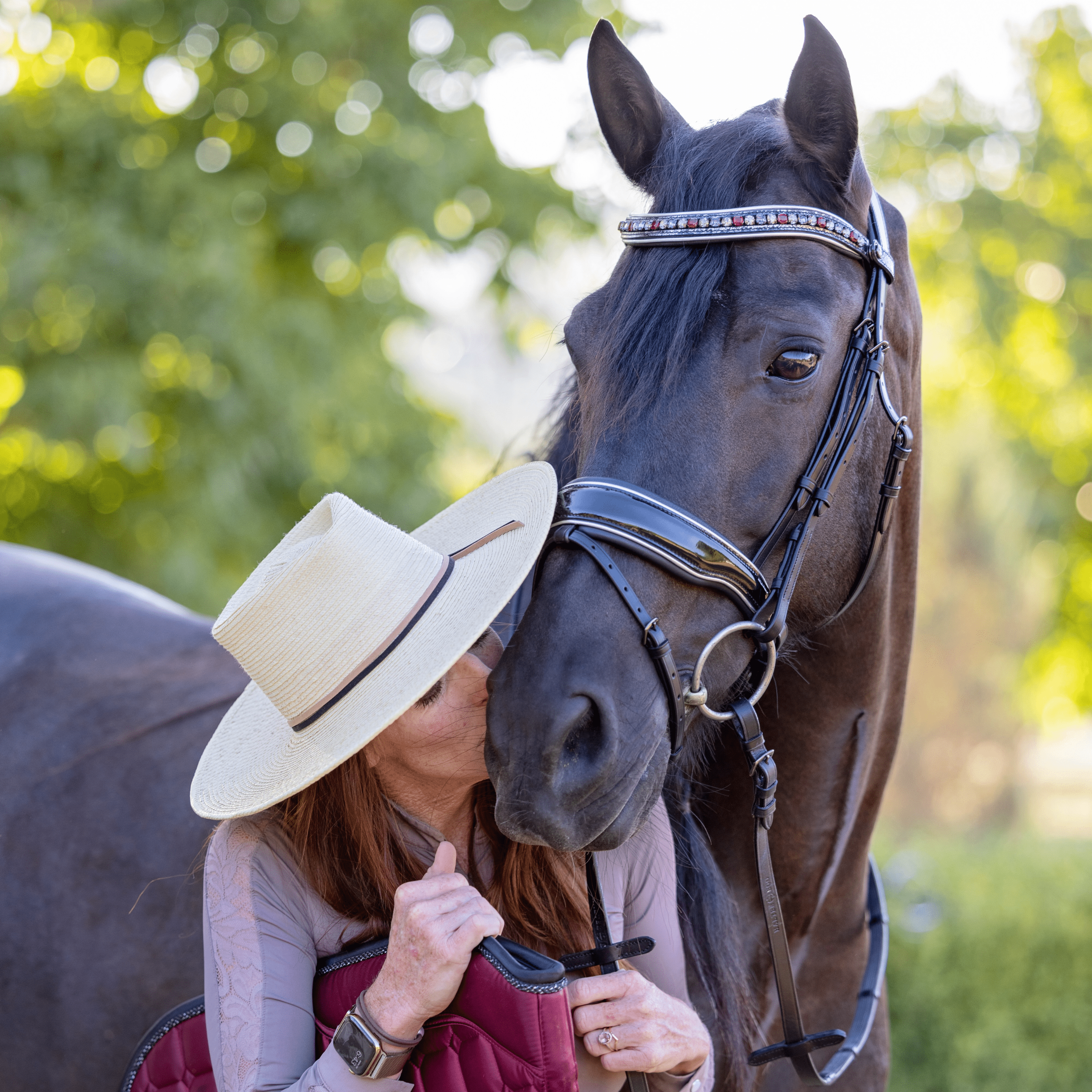 Halter Ego The Champs - Élysées Black Patent Leather Snaffle Bridle - Halter Ego® - Equiluxe Tack