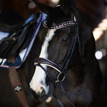 Halter Ego The Liberty Navy Leather Jumper Bridle - Halter Ego® - Equiluxe Tack