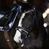 Halter Ego The Liberty Navy Leather Jumper Bridle - Halter Ego® - Equiluxe Tack