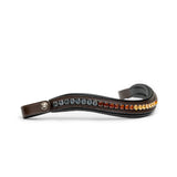 Halter Ego The Sarah - Maple Brown Leather Snaffle Bridle with Removable Flash - Halter Ego® - Equiluxe Tack
