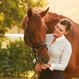 Halter Ego The Sarah - Maple Brown Leather Snaffle Bridle with Removable Flash - Halter Ego® - Equiluxe Tack