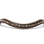 Halter Ego The Sun King Brown Patent Leather Snaffle Bridle - Halter Ego® - Equiluxe Tack