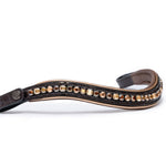Halter Ego The Sun King Brown Patent Leather Snaffle Bridle - Halter Ego® - Equiluxe Tack