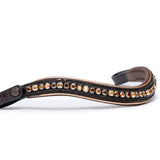 Halter Ego The Sun King Brown Patent Leather Snaffle Bridle - Halter Ego® - Equiluxe Tack