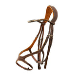 Halter Ego The Triomphe - Tabac & Cognac Leather Bridle - Halter Ego® - Equiluxe Tack
