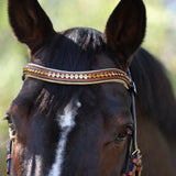 Halter Ego The Willow - Cognac Leather Snaffle Bridle - Halter Ego® - Equiluxe Tack