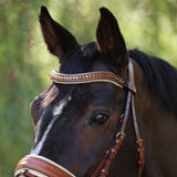 Halter Ego The Willow - Cognac Leather Snaffle Bridle - Halter Ego® - Equiluxe Tack