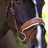 Halter Ego The Willow - Cognac Leather Snaffle Bridle - Halter Ego® - Equiluxe Tack