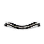 Halter Ego Valentina Black Patent Sparkle Snaffle Bridle - Equiluxe Tack