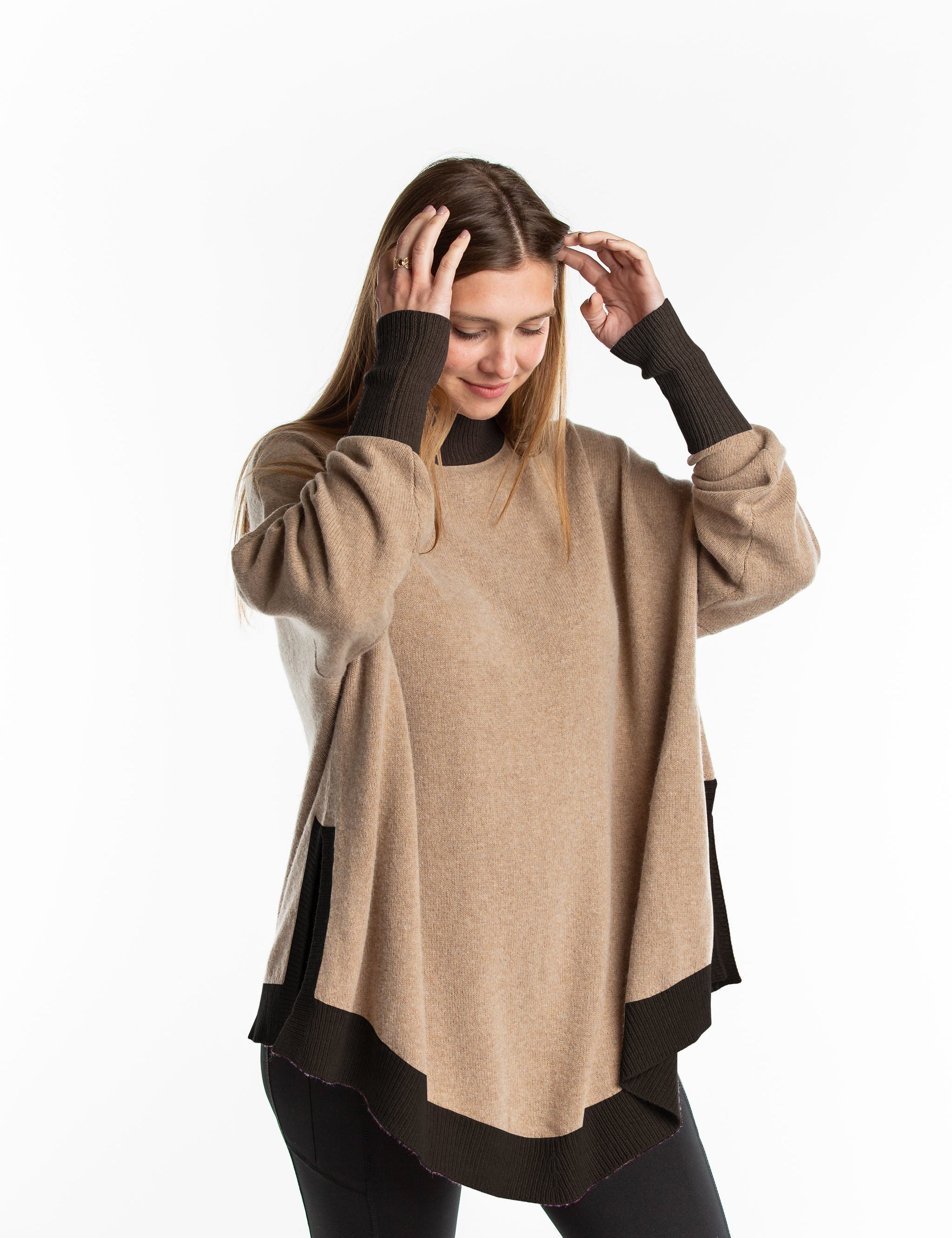 Hannah Childs Addison Riding Poncho with Sleeves - Hannah Childs Lifestyle - Equiluxe Tack