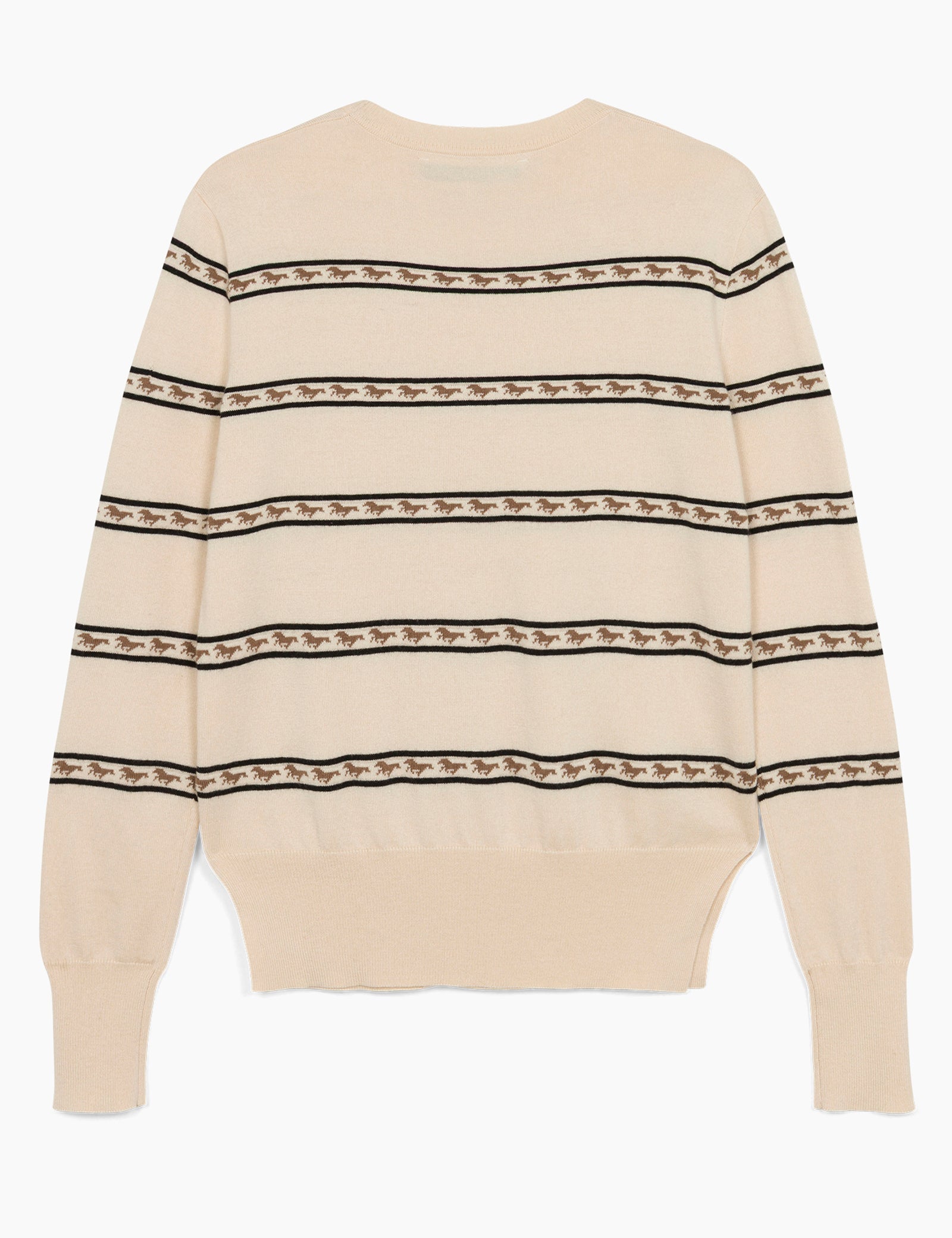 Hannah Childs Adi Running Horses Crew Neck Sweater Tee - Equiluxe Tack