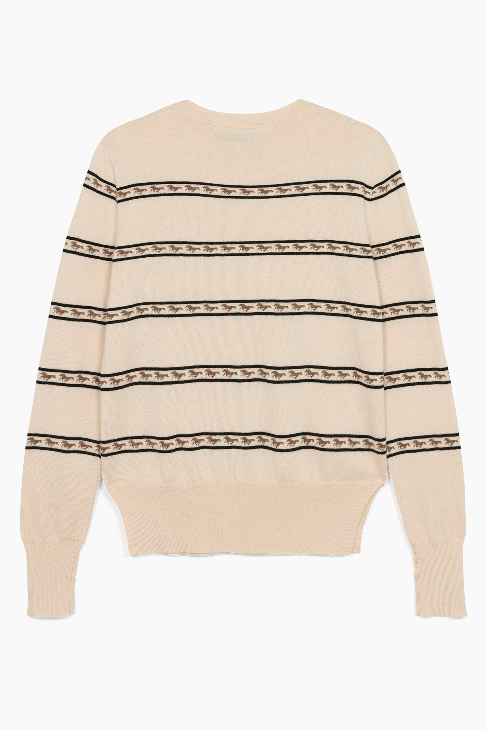 Hannah Childs Adi Running Horses Crew Neck Sweater Tee - Equiluxe Tack