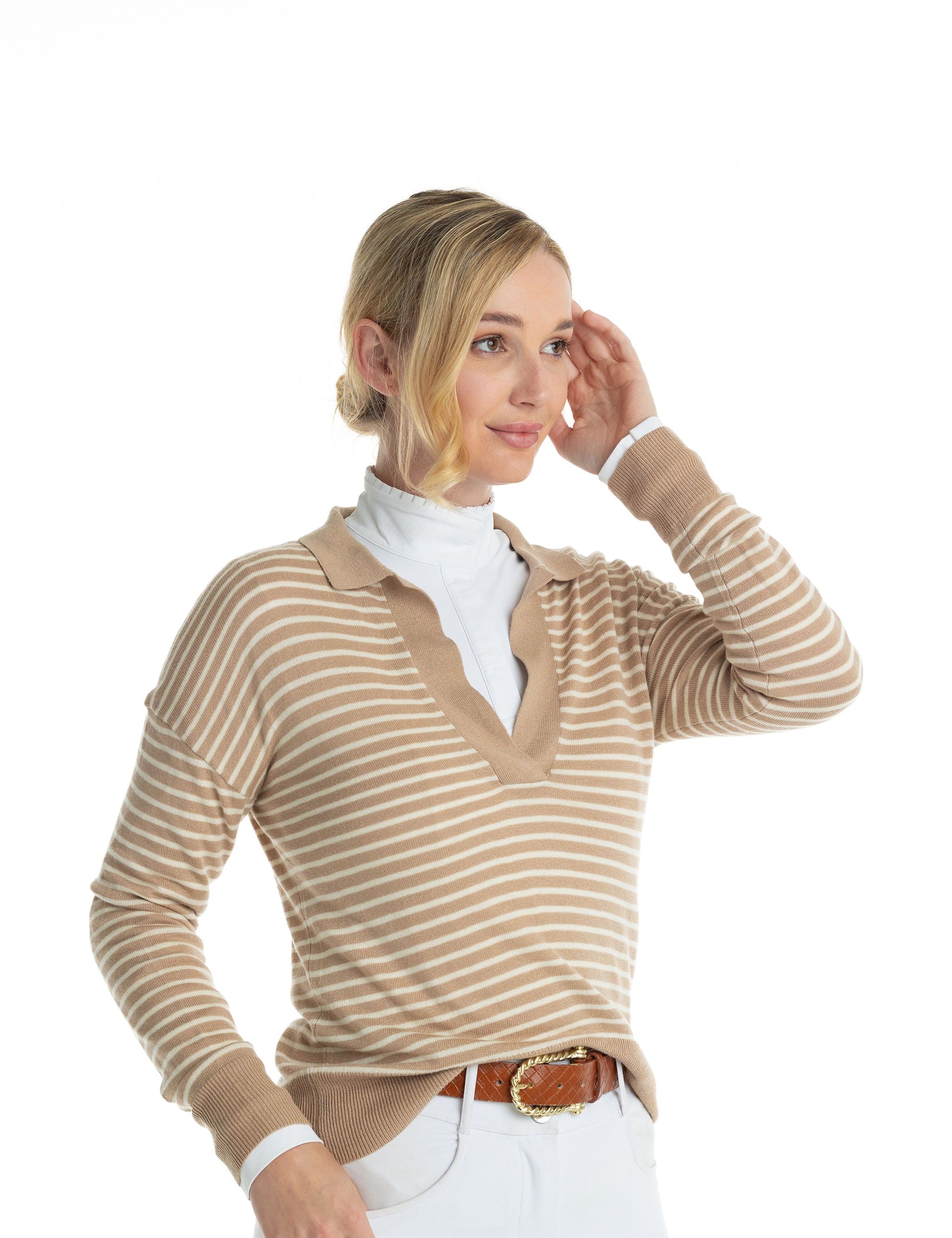 Hannah Childs Carly Polo Sweater - Hannah Childs Lifestyle - Equiluxe Tack