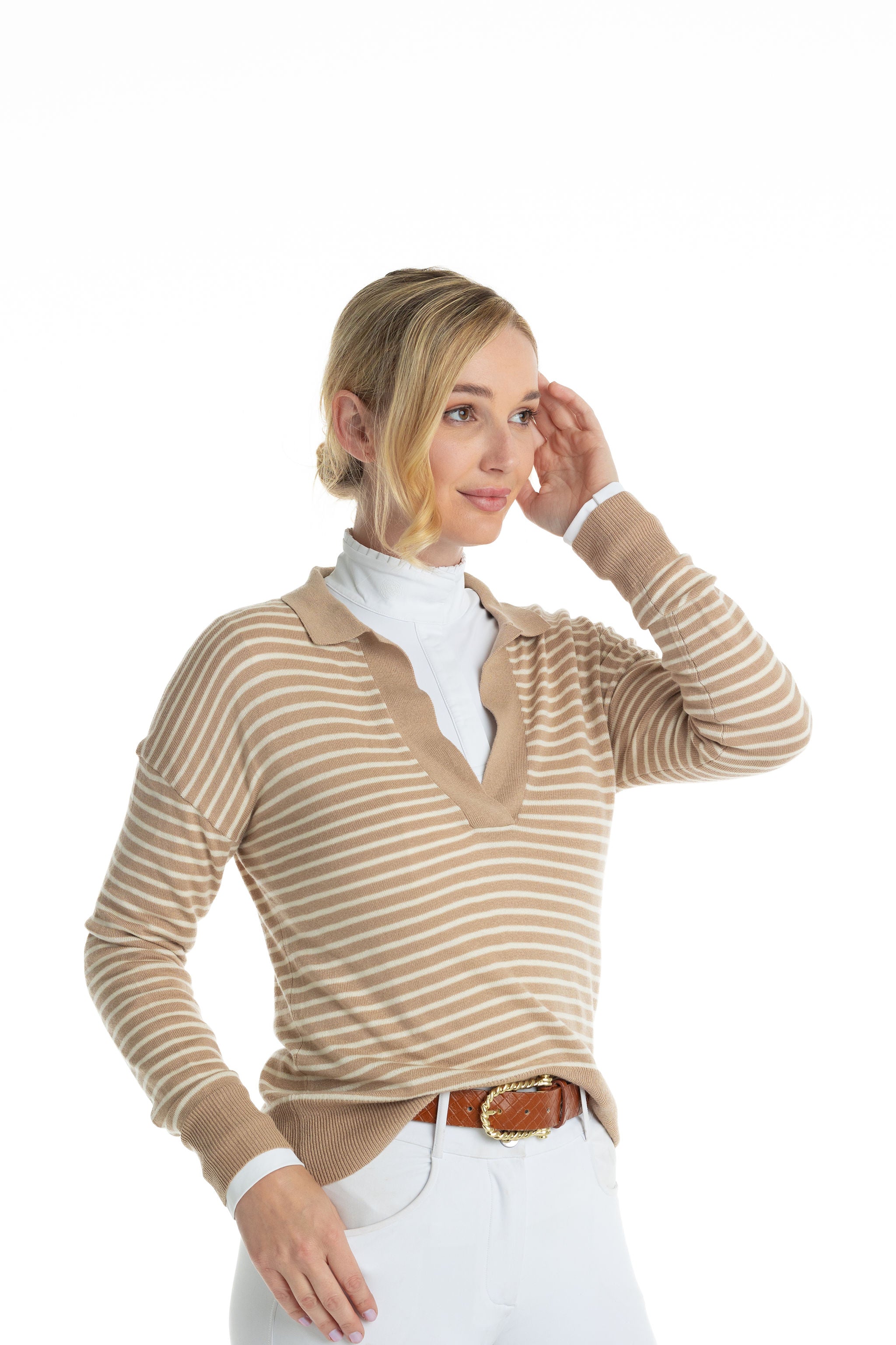 Hannah Childs Carly Polo Sweater - Hannah Childs Lifestyle - Equiluxe Tack