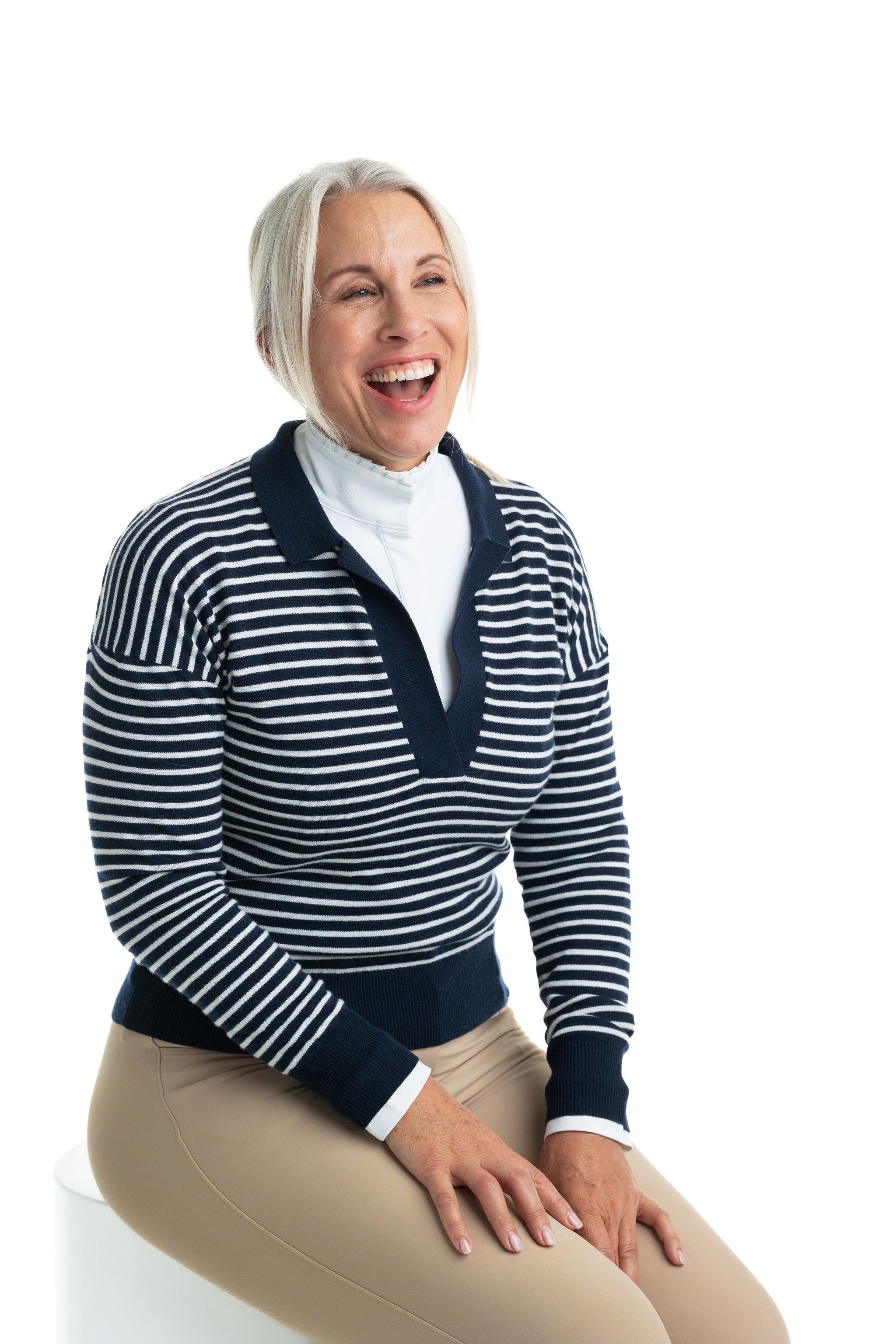 Hannah Childs Carly Polo Sweater - Hannah Childs Lifestyle - Equiluxe Tack