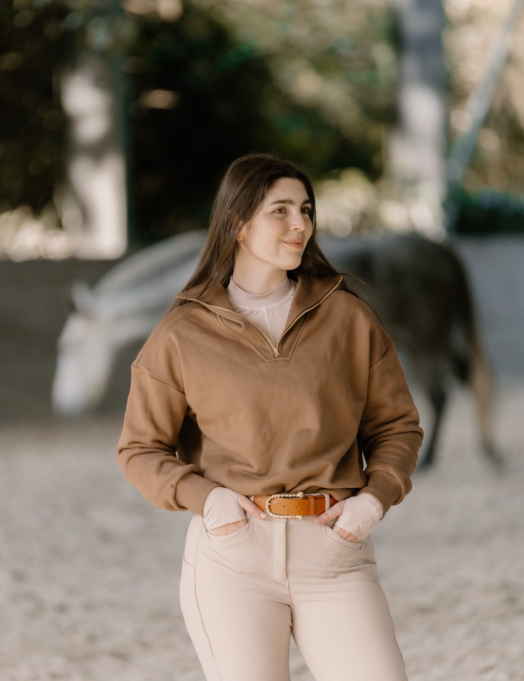 Hannah Childs Charlie 1/4 Zip Warm Up - Hannah Childs Lifestyle - Equiluxe Tack