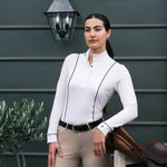 Hannah Childs Constance Heart Horse LS Show Shirt - Equiluxe Tack