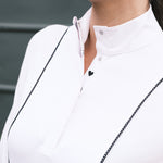 Hannah Childs Constance Heart Horse LS Show Shirt - Equiluxe Tack