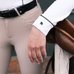 Hannah Childs Constance Heart Horse LS Show Shirt - Equiluxe Tack